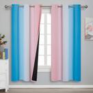 Cortinas Estelar Textiler Ombre Blackout 107x183 cm 2 painéis