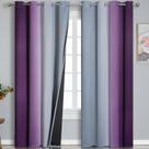 Cortinas Estelar Textiler Ombre Roxo Cinza 132x244 cm Cortinas Estelar Textiler Ombre Roxo Cinza 132x244 cm
