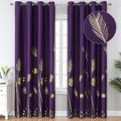 Cortinas Estelar Textiler Purple Blackout 132x274 cm 2 Paneles