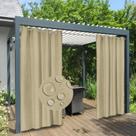 Cortinas externas fáceis de usar à prova d'água 100% poliéster 54x96cm Cortinas externas fáceis de usar à prova d'água 100% poliéster 54x96cm