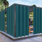 Cortinas externas PureFit Waterproof Teal 132x274cm 1 painel