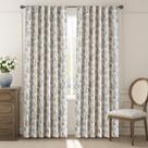Cortinas florais Blackout Jinchan para quarto com 29 cm de comprimento