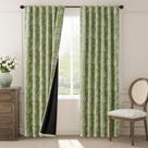 Cortinas florais jinchan Blackout para quarto, 90 polegadas de comprimento, brancas sobre flores estampadas em verde sálvia, cortinas pretas, aba traseira, tratamento de janelas, conjunto de cortinas de fazenda, conjunto de 2 painéis Cortinas florais jinchan Blackout para quarto, 90 polegadas de comprimento, brancas sobre flores estampadas em verde sálvia, cortinas pretas, aba traseira, tratamento de janelas, conjunto de cortinas de fazenda, conjunto de 2 painéis