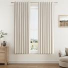 Cortinas Guken Greyish Beige Linen Blackout 160x160cm 2 painéis
