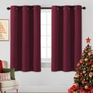 Cortinas H.VERSAILTEX com isolamento térmico de Natal 160x160cm 2 painéis