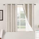 Cortinas H.VERSAILTEX Primitive Linen 100% Blackout 42x114cm naturais