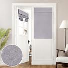 Cortinas HOMEIDEAS Linen Blackout French Door 66x100cm cinza claro Cortinas HOMEIDEAS Linen Blackout French Door 66x100cm cinza claro