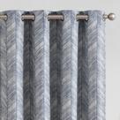 Cortinas Jinchan 244x127 cm Azul Jacquard Opacas Cortinas Jinchan 244x127 cm Azul Jacquard Opacas