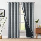 Cortinas Jinchan Blackout Boho Geométricas de 244 cm, 2 Paneles