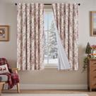 Cortinas jinchan Blackout Floral Linen 160x160cm de Natal
