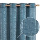 Cortinas jinchan Boho Farmhouse Blue 230 cm de comprimento 2 painéis