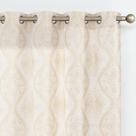Cortinas jinchan Boho Linen para sala de estar 160x160cm 2 painéis