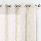 Cortinas jinchan Boho Linen para sala de estar, 2 painéis, 24 cm