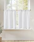 Cortinas Jinchan de Lino Tier 66x91 cm Blanco Rústico 2 Paneles Cortinas Jinchan de Lino Tier 66x91 cm Blanco Rústico 2 Paneles