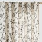 Cortinas jinchan Floral Linen 160x160cm com filtragem de luz x2 Cortinas jinchan Floral Linen 160x160cm com filtragem de luz x2