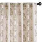 Cortinas jinchan Linen Floral, 214 cm de comprimento, verde, sala de estar Cortinas jinchan Linen Floral, 214 cm de comprimento, verde, sala de estar