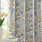 Cortinas jinchan Nursery 95% Blackout Blue Floral 160x160cm