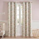 Cortinas jinchan Nursery Blackout 95% rosa 213x198cm Florais