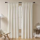 Cortinas Joydeco Boho Beige 132x213 cm 2 Paneles Semi Transparente
