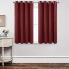 Cortinas Joydeco Burdeos 132x137 cm Aislantes Térmicas 2 Paneles Cortinas Joydeco Burdeos 132x137 cm Aislantes Térmicas 2 Paneles