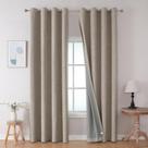 Cortinas Joydeco Linen Black Out 160 cm 2 painéis 100% Blackout
