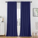 Cortinas Joydeco Thermal Blackout Azul Marinho 132x274 cm 2 unidades