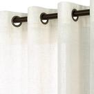 Cortinas KOUFALL Linen Grommet, semi transparentes, 2 painéis, 84 polegadas
