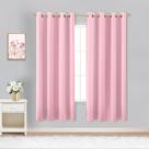 Cortinas KOUFALL rosa 160x160cm para decoração de berçário de bebês e meninas