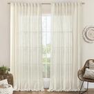 Cortinas LAMIT Extra Wide Linen para quarto 70x210cm 2 painéis