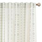 Cortinas Lino Rosa Sheer Linen Boho 160 cm x 160 cm Verde Sálvia Cortinas Lino Rosa Sheer Linen Boho 160 cm x 160 cm Verde Sálvia