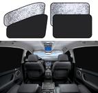 Cortinas Magnéticas para Ventana de Automóvil ZATOOTO Juego de 4, Bloqueo del 99% de Luz UV