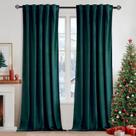 Cortinas MIULEE de Terciopelo 213x213 cm 2 Paneles Opacos Verde Esmeralda Cortinas MIULEE de Terciopelo 213x213 cm 2 Paneles Opacos Verde Esmeralda