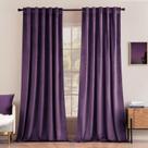 Cortinas MIULEE Purple Velvet 213x213cm Luxury Blackout x2