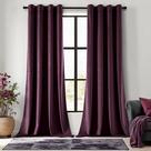 Cortinas MIULEE Velvet Purple Orchid 132x213cm Conjunto de 2 Cortinas MIULEE Velvet Purple Orchid 132x213cm Conjunto de 2