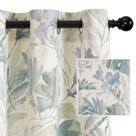 Cortinas MYSKY HOME Sage Green com 214 cm de comprimento e filtragem de luz