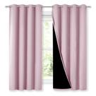 Cortinas NICETOWN 100% Blackout Room Warming Lavanda Rosa Cortinas NICETOWN 100% Blackout Room Warming Lavanda Rosa