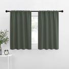 Cortinas NICETOWN Blackout Draperies Dark Mallard 107x91cm 1 par