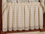Cortinas para Cozinha Sweet Home Collection Adirondack