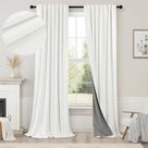 Cortinas Pitalk Ivory 100% Blackout 244 cm l x 244 cm l 2 painéis