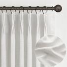Cortinas plissadas, cortinas virais, 240 cm, bege, branco, linho, transparente