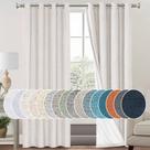Cortinas PrinceDeco Primitive Textured Linen 100% Blackout Ivory Cortinas PrinceDeco Primitive Textured Linen 100% Blackout Ivory