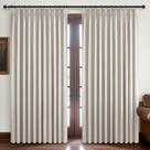 Cortinas QJmyDeco Blackout 178x260 cm de linho plissadas x2