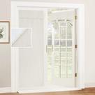 Cortinas RYB HOME 100% Blackout, linho natural, porta francesa, W66xL175cm