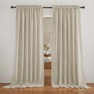 Cortinas RYB HOME Linen Texturizadas Semitransparentes L 178 x L 241 cm 2 unidades