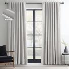 Cortinas Topfinel 132x240 cm Gris 100% Blackout de Lino