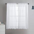 Cortinas transparentes Dreaming Casa White 107 cm x 213 cm 2 painéis