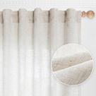 Cortinas transparentes MYSKY HOME 160x160cm, textura de linho, 2 painéis