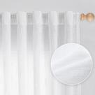 Cortinas transparentes MYSKY HOME White 160 cm de comprimento para 2 painéis de quarto