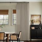 Cortinas TWODRAPES Burlywood Birch Linen Pinch Pleat 40x92 cm 2 painéis