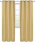 Cortinas Utopia Bedding Biscotti Beige 107x213 cm Térmicas
